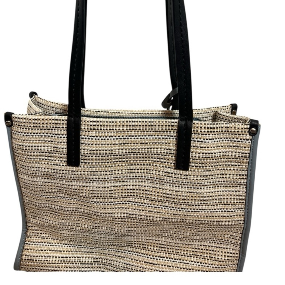 Elegant Black and Tan Women's Tote Bag - Picture 4 of 8